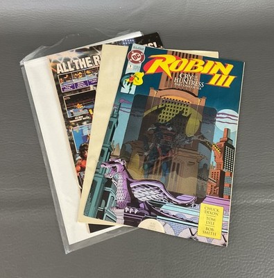 DC COMICS ROBIN 3 CRY OF THE HUNTRESS ERROR WHITE BLANK PAGES NOT INTACT