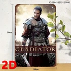 Vintage Gladiator Inspired Tin Metal Signs Home Décor Wall Art 8x12