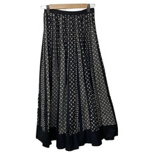 Auth PINK HOUSE - Black White Women's Skirt