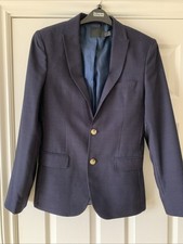 Single breasted dark blue blazer never worn Asos 38” ches