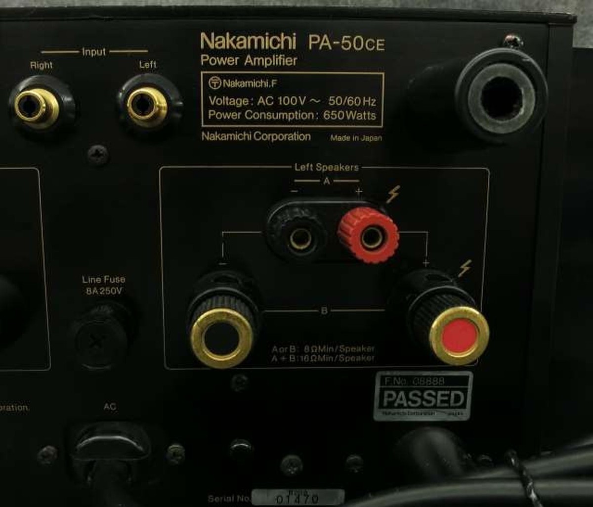 Nakamichi PA-50CE Power Amplifier Transtor Used | eBay