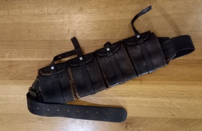Antiker Munitionsgürtel aus der Ära 1. Weltkrieg, M1910 schwedischer Mausergürtel, guter alter Zustand
