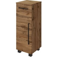 BadmöBel Unterschrank In Wotaneiche Nb. Badschrank Badezimmerschrank Midischrank