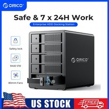 ORICO 5 Bay DAS Raid SATA Hard Drive Enclosure USB 3.0 Docking Station Safety