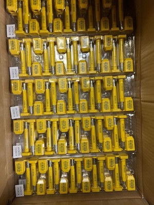 250 Pack Essentra Components Container Bolt Seal Yellow 2487040