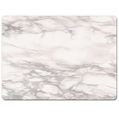 Midtone Marble Hardboard Placemats with Protective Cork Backing 4 Pack