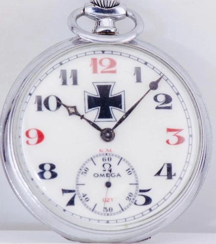 Antique WWII Era U-Boat Submarine Officer’s Award Omega Pocket Watch c1941