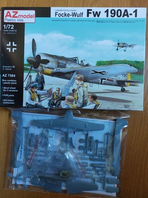 Focke-Wulf Fw 190A-1 1:72 AZmodel  AZ7584