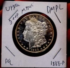 MORGAN SILVER DOLLAR 1888 GEM BU DMPL GLASSY MONSTER MIRRORS RARE MS+++++++