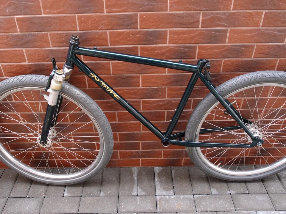 90s MTB frame set Giant 17 in  A3 Cycle Pieces shock absorber 1 in headset - Image 2 of 4