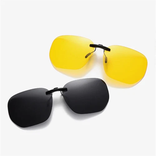 Polarized Clip Sunglasses Myopia Glasses Clip Men Women Driving Fishing Cycling - Picture 10 of 21