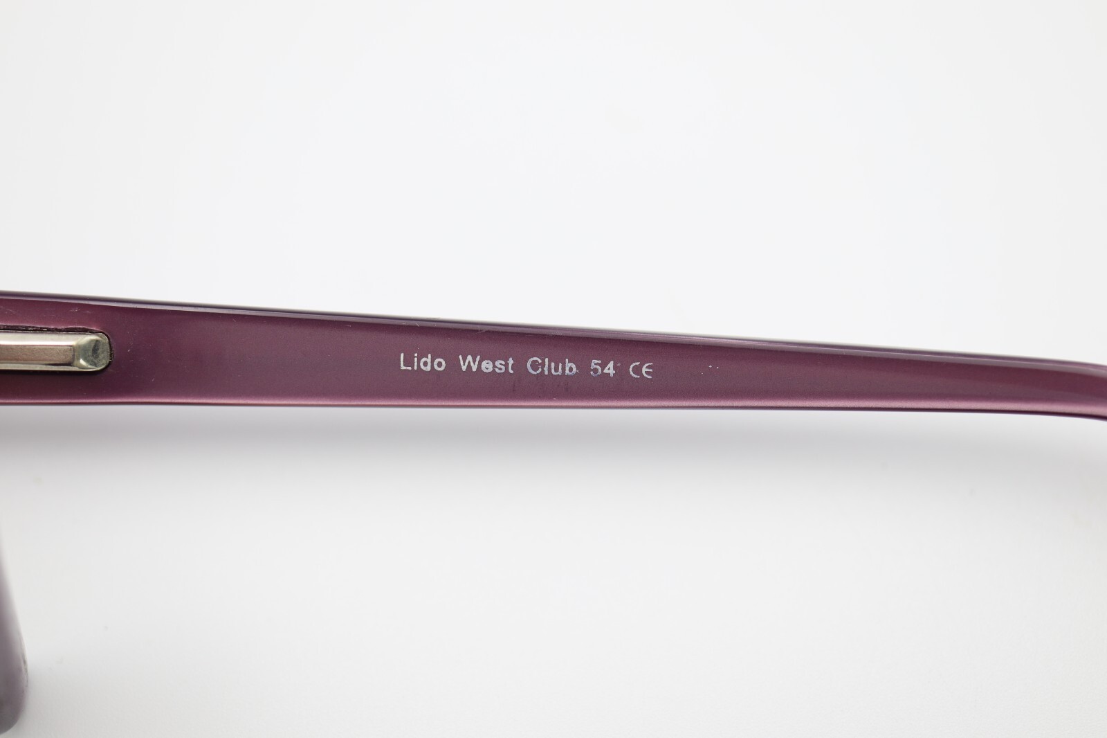 LIDO WEST CLUB 54 PORT VIOLET 52-16-135 Eyeglass Frames Flex Hinges D387