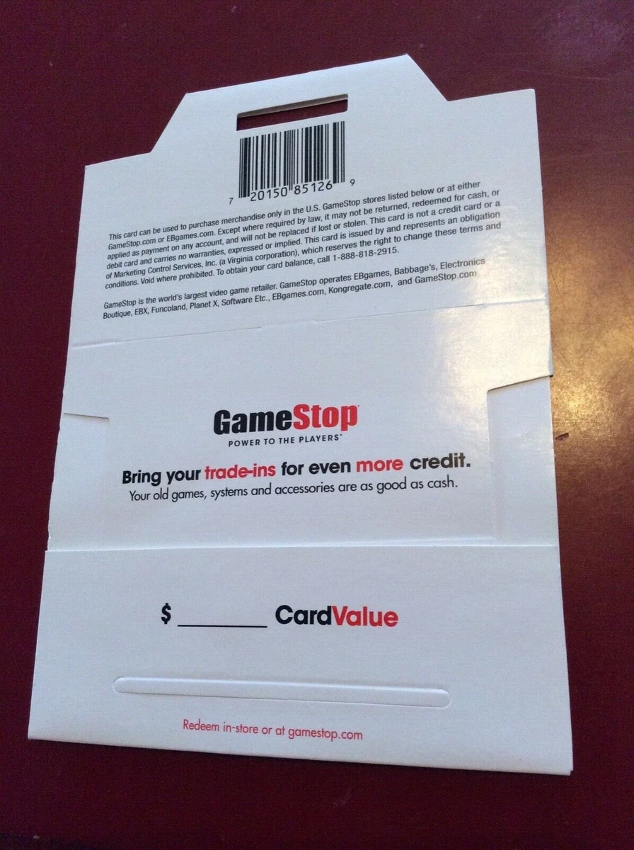 Gamestop Gift Card