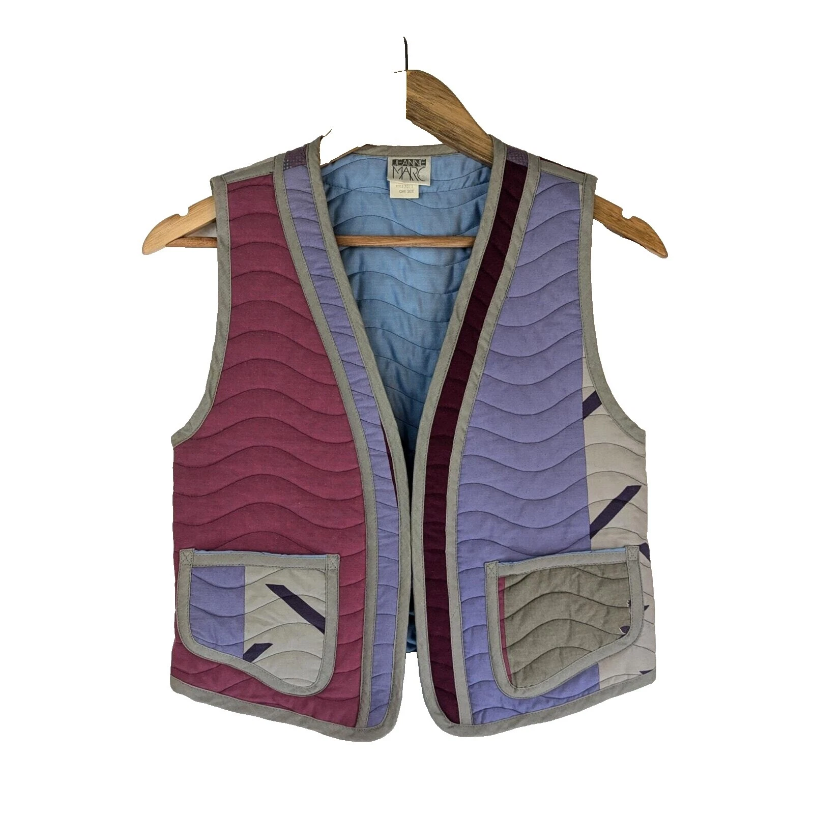 Chaleco 1980s Vintage abrigos, chaquetas y chalecos para Mujeres