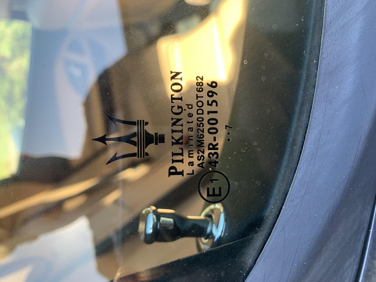 08 MASERATI Right RH Passenger Rear Door Glass