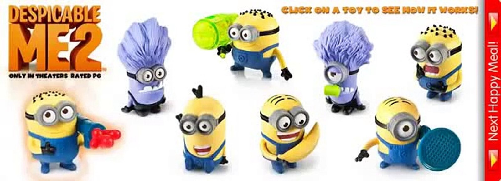 Minions Despicable Me Toys Mini Action Figures Party Favors Decorations Supplies