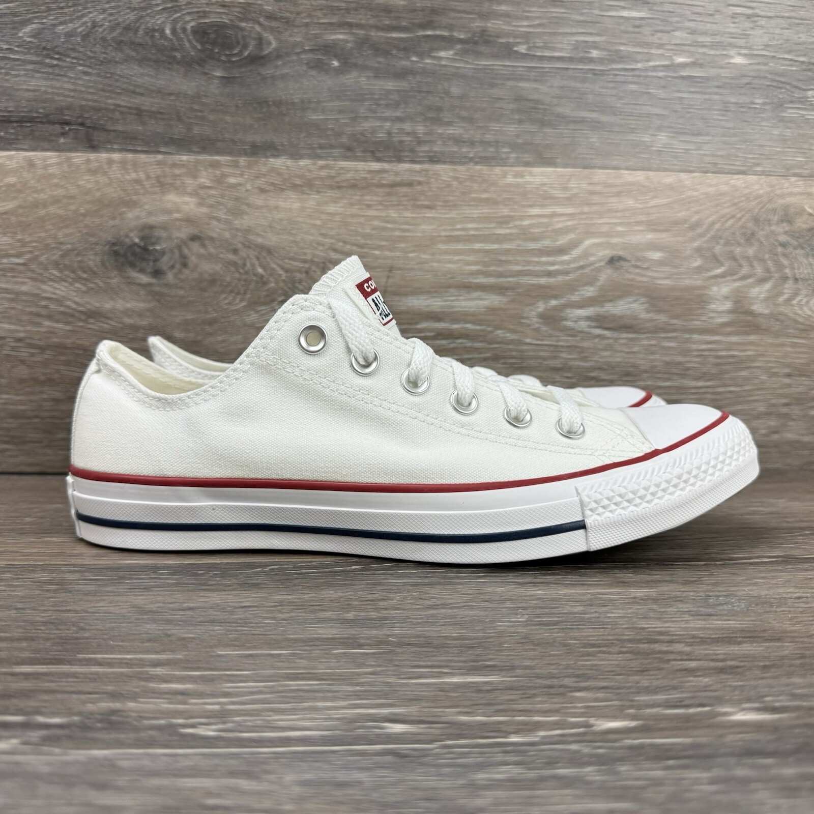 Converse M7652C Optical White Low Top Unisex Sneakers in Mens 7.5 Womens 9.5-image