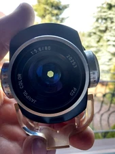 VINTAGE Lens JANPOL COLOR 5.6 / 80 mm Poland Photo Camera Lense 