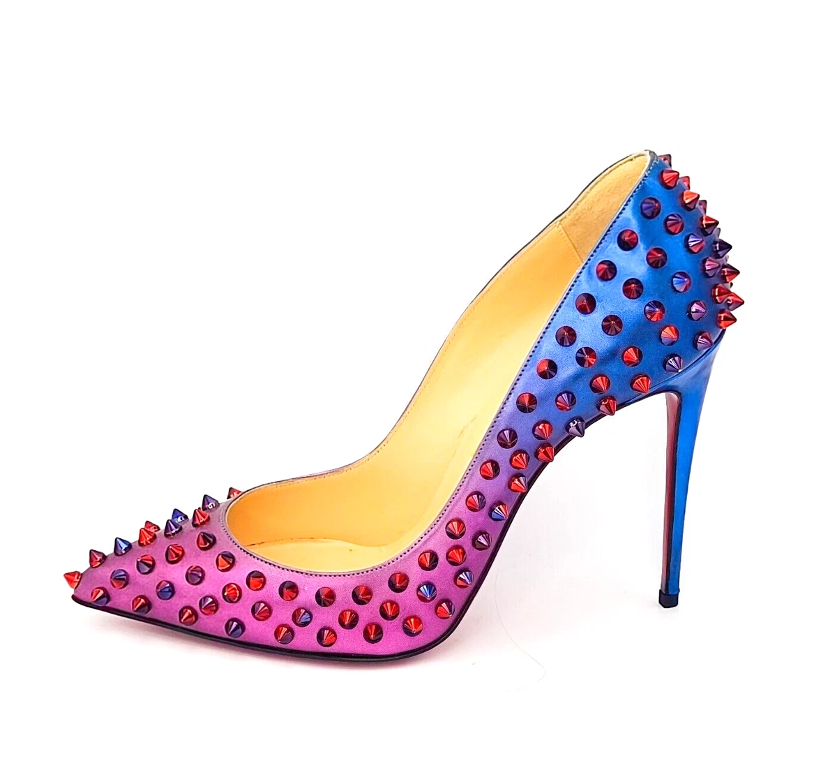 Christian Louboutin Pumps FOLLIES SPIKE 100 Pink Purple Heels Size
