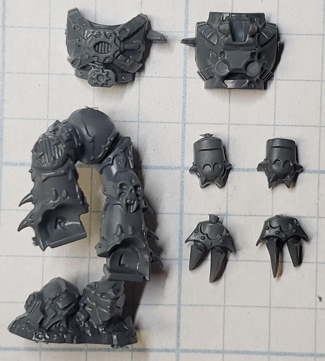 Head of Raptor E - Warhammer 40k Raptors and Warp Talons bits