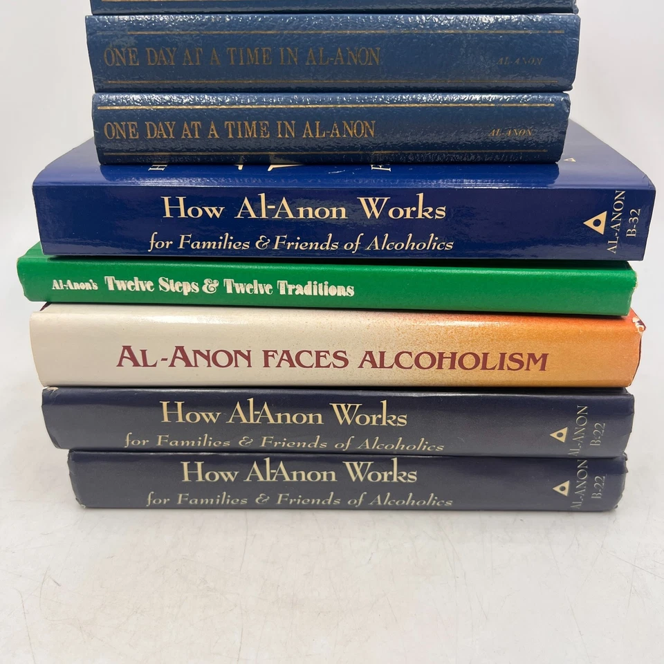 Lot of 10 Al-Anon Recovery Books How Al-Anon Works 12 Steps Traditions AlaTeen Foto 3 de 4