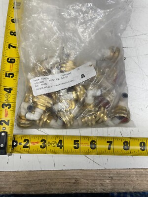 (Pack of 25) John Guest FGHE04 3/4'' x 1/4'' Puish to Connect Elbow Connectors