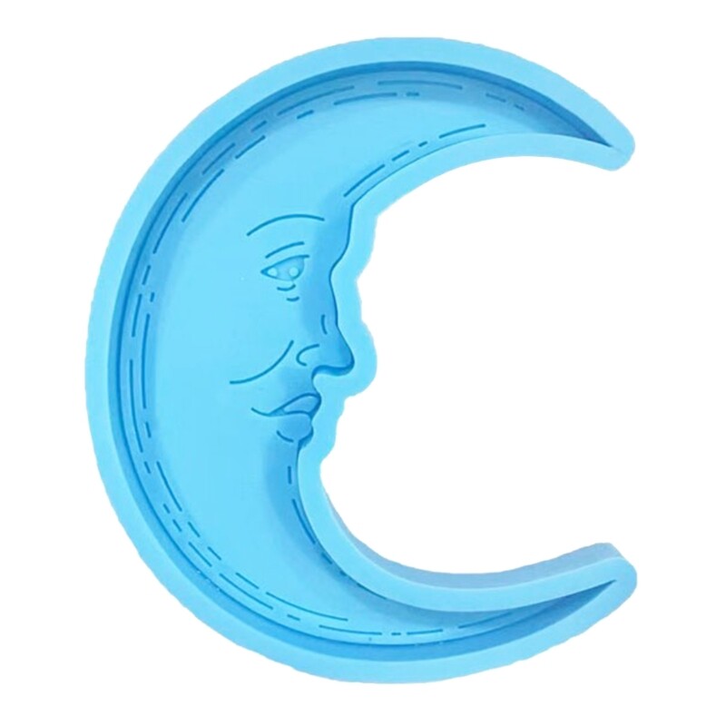 Jewelry Casting Molds,Silicone Pendant Resin Molds Moon Silicone Resin Mold