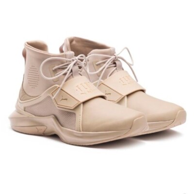 Puma Fenty By Rihanna Trainer Hi Sesame Sneakers Shoes Beige 14 PUMA Fenty x Trainer Hi Sesame - Size 7.5 Womens | eBay main image 4