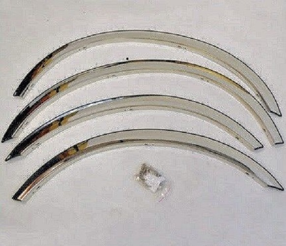032011 LINCOLN TOWN CAR COMPLETE 4PC SET CHROME FENDER TRIM 2 inch