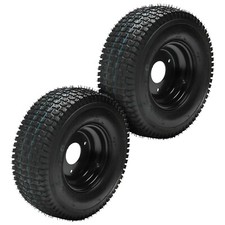 2pc 13x5-6 13x5.00-6 Wheel Tire Rim 3 Stud 78mm Lawn Mower Go Kart Mini Bike Atv