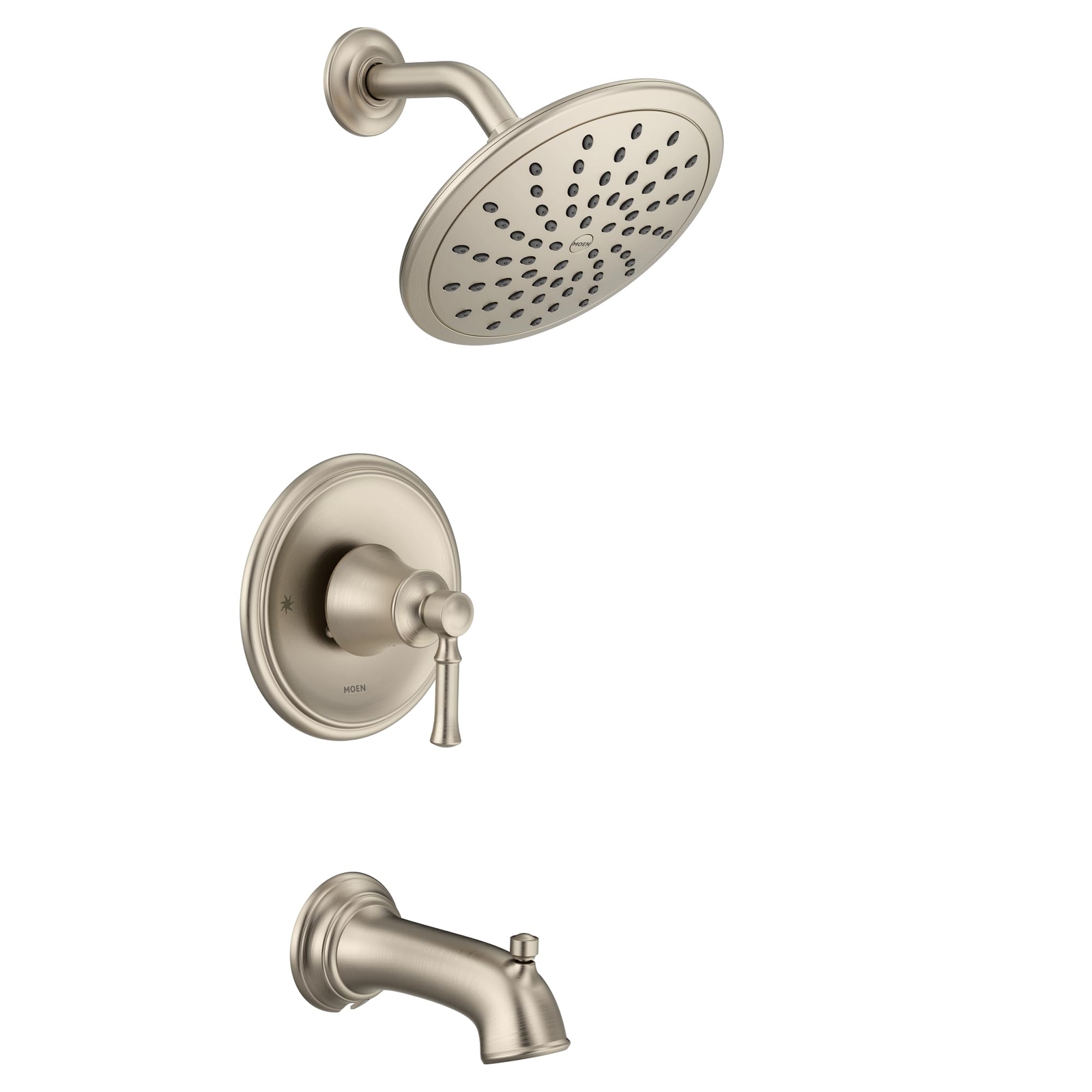 Moen Voss Dusch-Armatur In Brushed Nickel – M-CORE 3-Series, Für 1-Handle Ventil U140