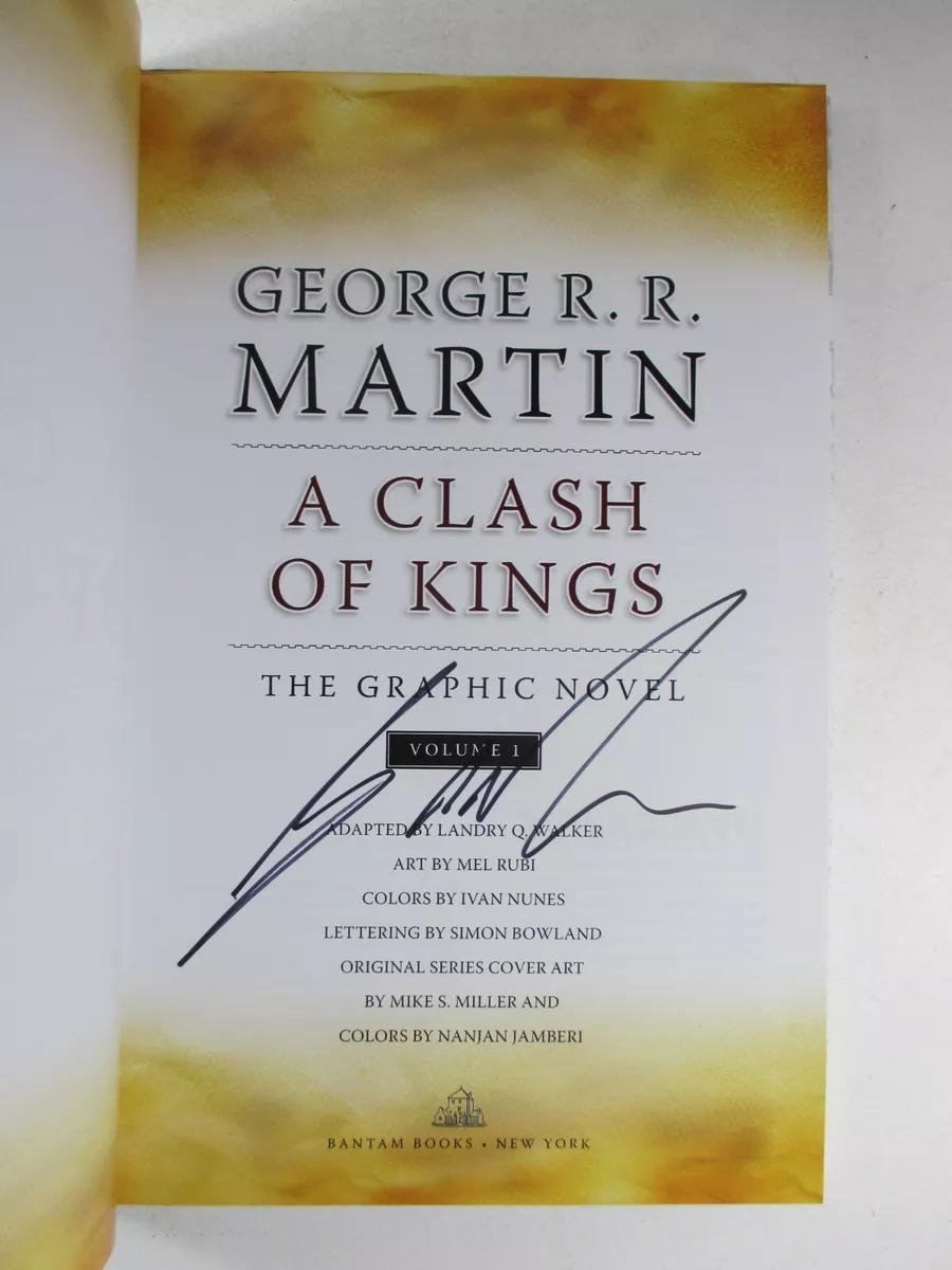 A Clash of Kings: The Graphic Novel: All Four Volumes (Signed by George R.  R. Martin)