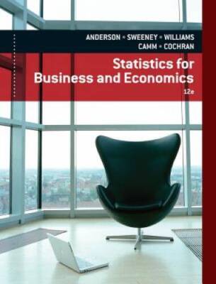 Statistics for Business  Economics - Hardcover By Anderson, David R - GOOD