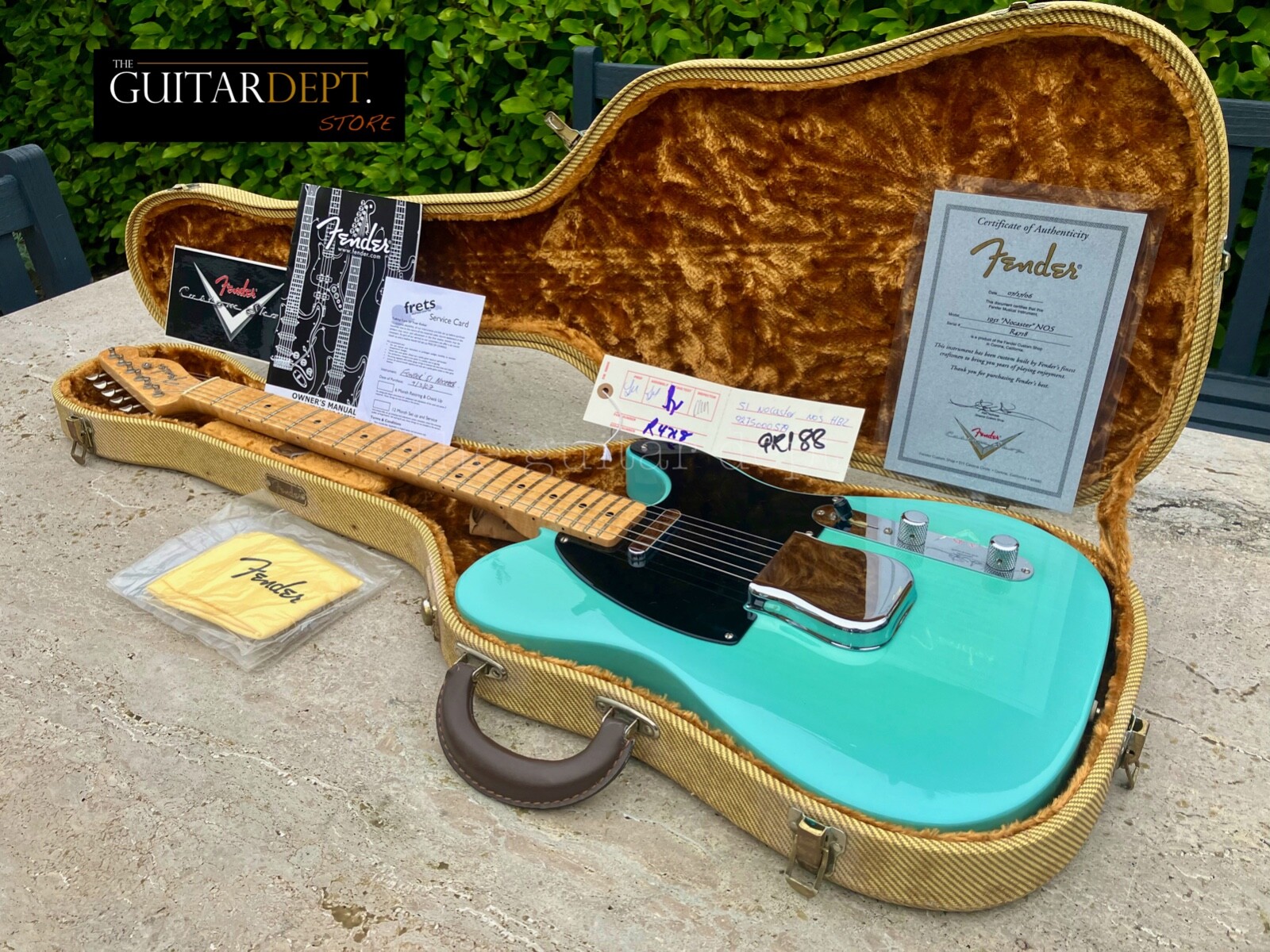 ♚ 2006 FENDER Custom Shop '51 NOCASTER *NOS*♚ AA BIRDSEYE ♚ SEAFOAM ♚Telecaster