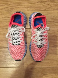 ladies multi coloured trainers