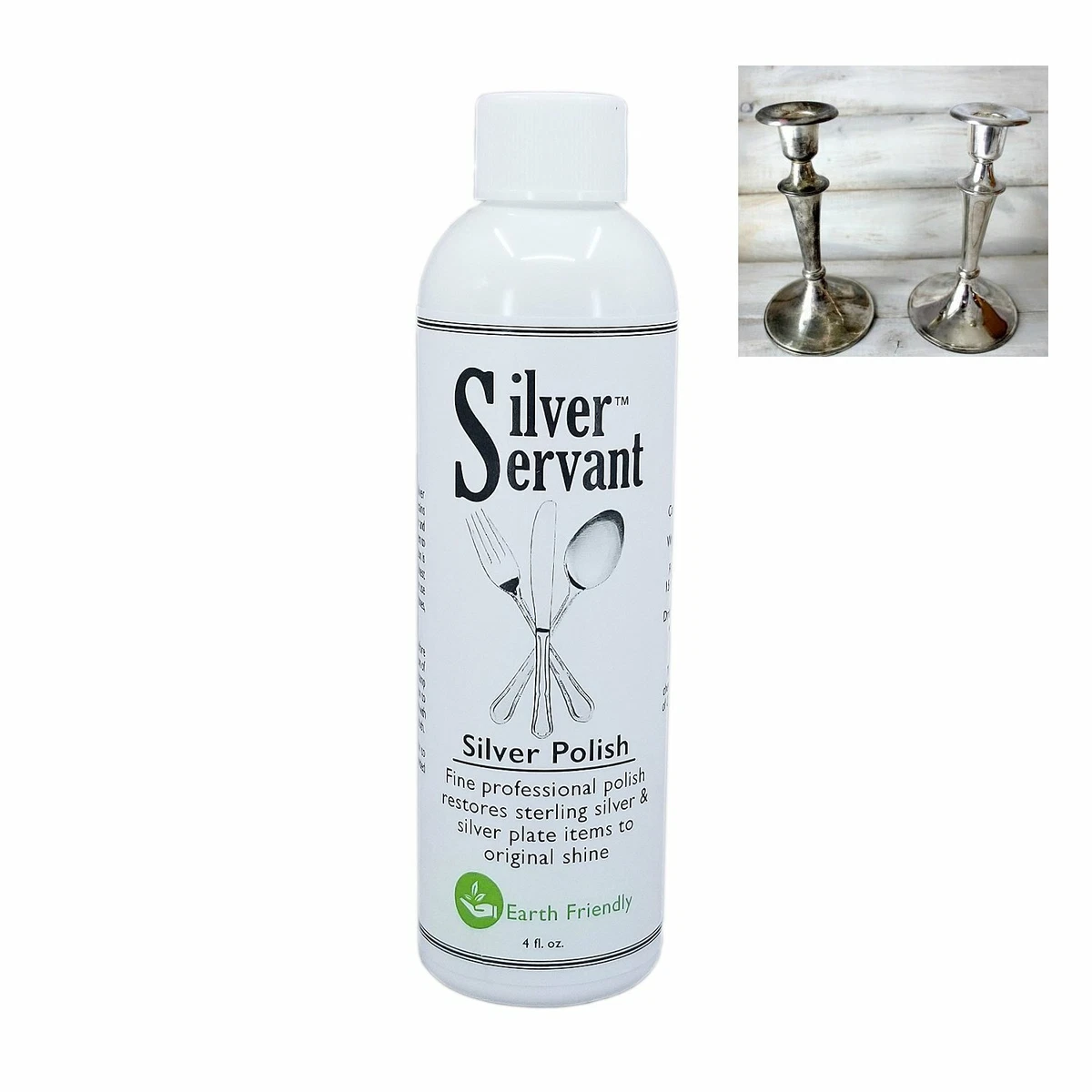 Silver Polish Cleaner Prevents Tarnish Shines Flatware 925