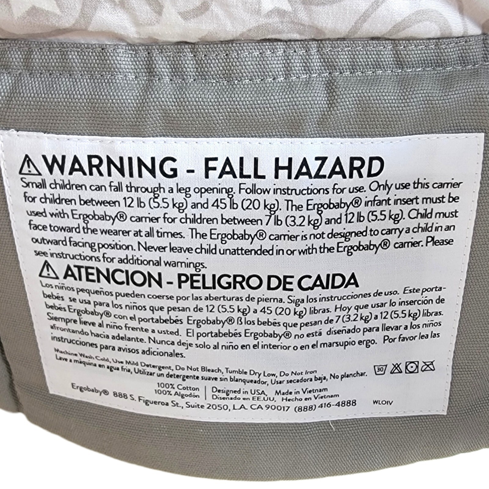 Ergobaby Original Baby Carrier Galaxy Grey Star 3 Postiton Baby Wearing 1245lbs eBay