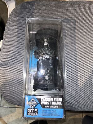 New Allsport Dynamics Carbon Fiber OTS Wrist Brace Black XS HOL1 WOTSXSBC