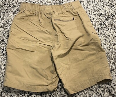 The North Face Small Paramount Trail Shorts Tan Belted Logo