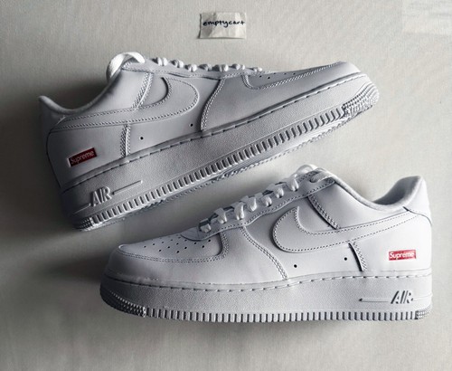 Nike Air Force 1 Low Supreme White 2022 Men's Shoe Sneaker Size 9 New