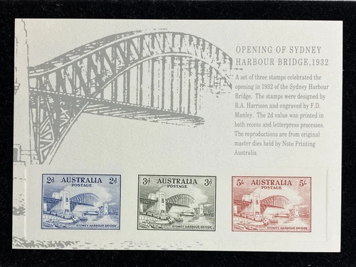 1991 Australian Replica Card #23 - 1932 Opening of Sydney Harbour Bridge