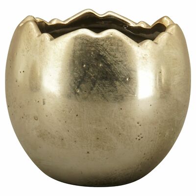 PflanzEi Aurum - gold - Stoneware - 21,5x21,5x20 cm