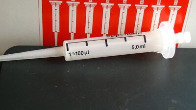 (97) Eppendorf  Combitips 5 mL  New Open Bag. Cat. No. 22-26-130-4