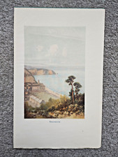 Teignmouth - Antique Print - 1920