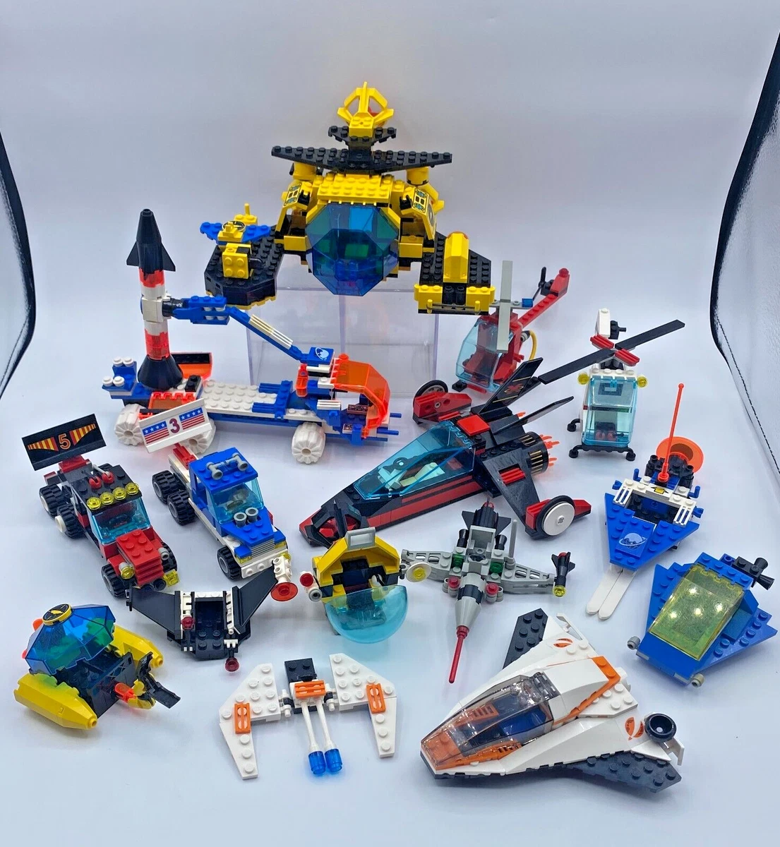 Vtg 90s Lego Lot Legoland City Police System Sets Incomplete Mock Parts Manuals