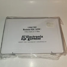 Electronix Express 365 Piece 1/2 Watt Resistor Kit Assortment in Storage Box