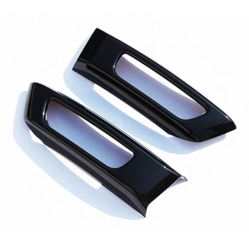 Fits 2014-2017 L494 Range Rover Sport Front Fog Light Gloss Black Cover Trim - Bild 1 von 4