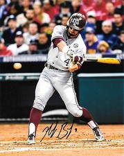 WASHINGTON NATIONALS NICK BANKS HAND SIGNED TEXAS A&M AGGIES 8X10 PHOTO W/COA