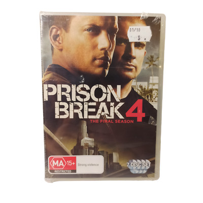 Prison Break Season 4 (DVD) Action Crime Drama Prison Brother Escape Innocence