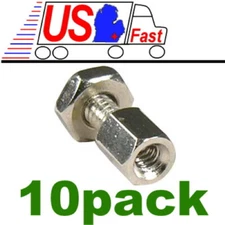 Lot10pcs/pk DB/dsub Mount/Mounting Nut/Bolt/Stud/ Serial/9/25/Parallel/VGA/SVGA